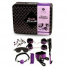 Kit fétiche bdsm série violette Couleur:Noir Largeur:280 mm Longueur:85 mm Profondeur:220 mm