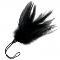 Bdsm accessory bdsm stimulating feather 17 cm black
 
