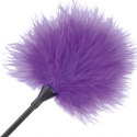 Accessoire bdsm plume bdsm stimulante 42cm violet foncé 