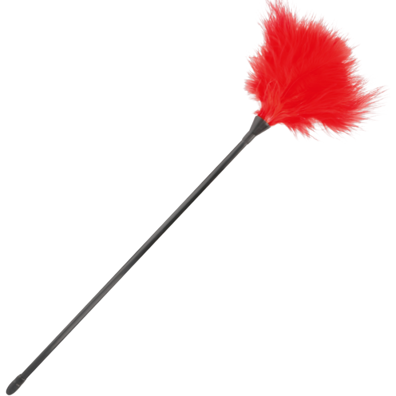 Accessory bdsm stimulating feather 42cm red 
 