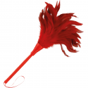 Accessory bdsm stimulating feather dark red 24cm
 