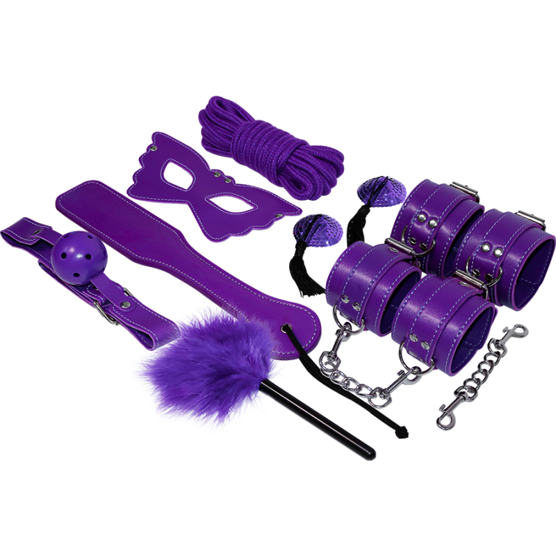 Acessório bdsm kit fetiche série púrpura
 