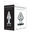 Electro sex toys plug anal anatomique