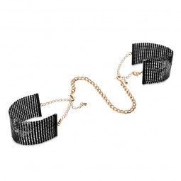 Elegante bdsm-handfesseln aus schwarzem metallBDSM Handschellen