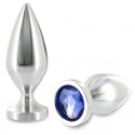 Accessoire bdsm plug anal diamant cristal grand 10.16cm