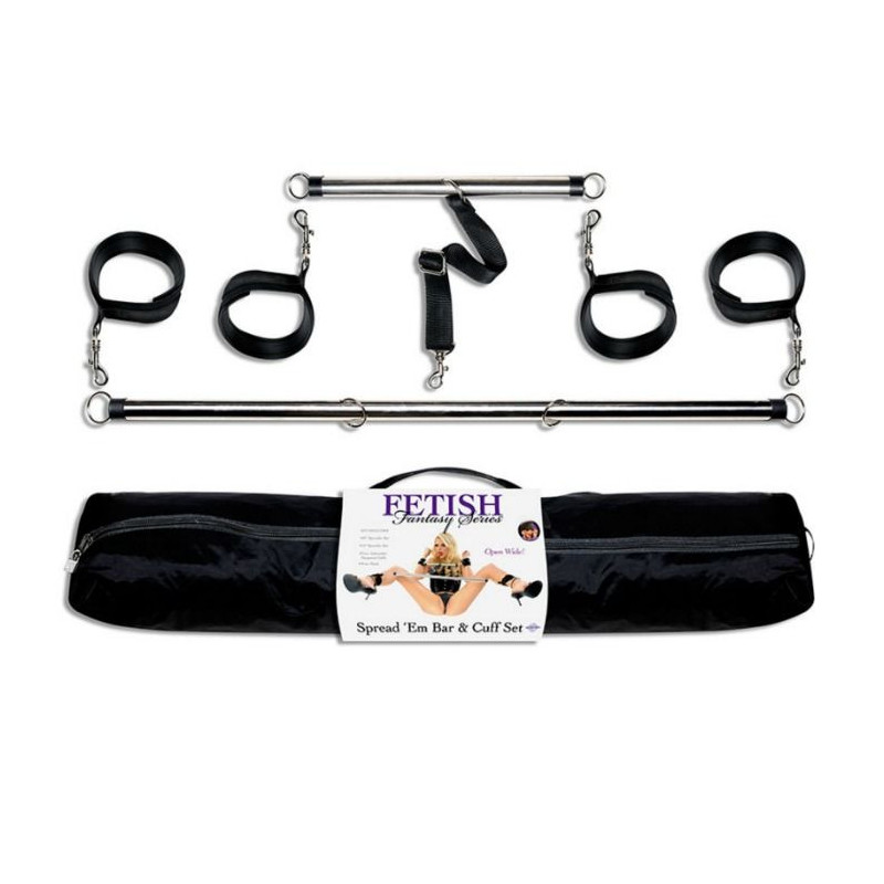 Bdsm accessory bdsm spreader bar and handcuffs kit 
 