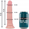Harnais Rockarmy plus silicone liquide premium avenger 19cm Couleur:Nude Largeur:40 mm Longueur:190 mm Rayon:UNISEXE