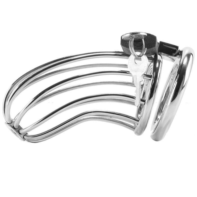Chastity ring made of hardened steel
 