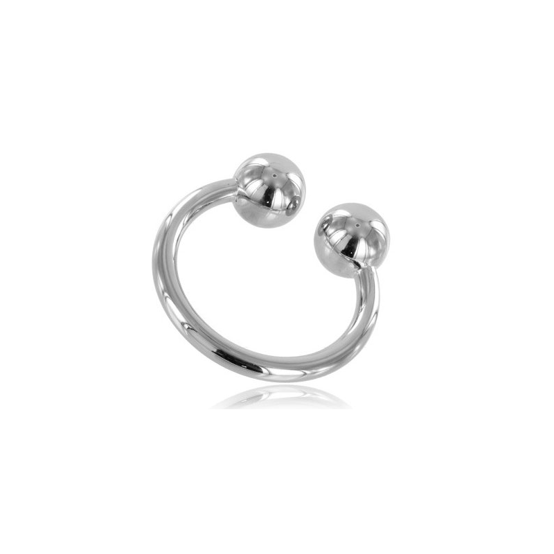 Cockring en métal en acier avec des anneaux résistants