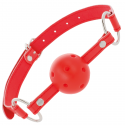 red silicone
BDSM ball gag