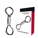 Bdsm handcuffs for wrists or ankles in cotton
Erotique BDSM Handcuffs