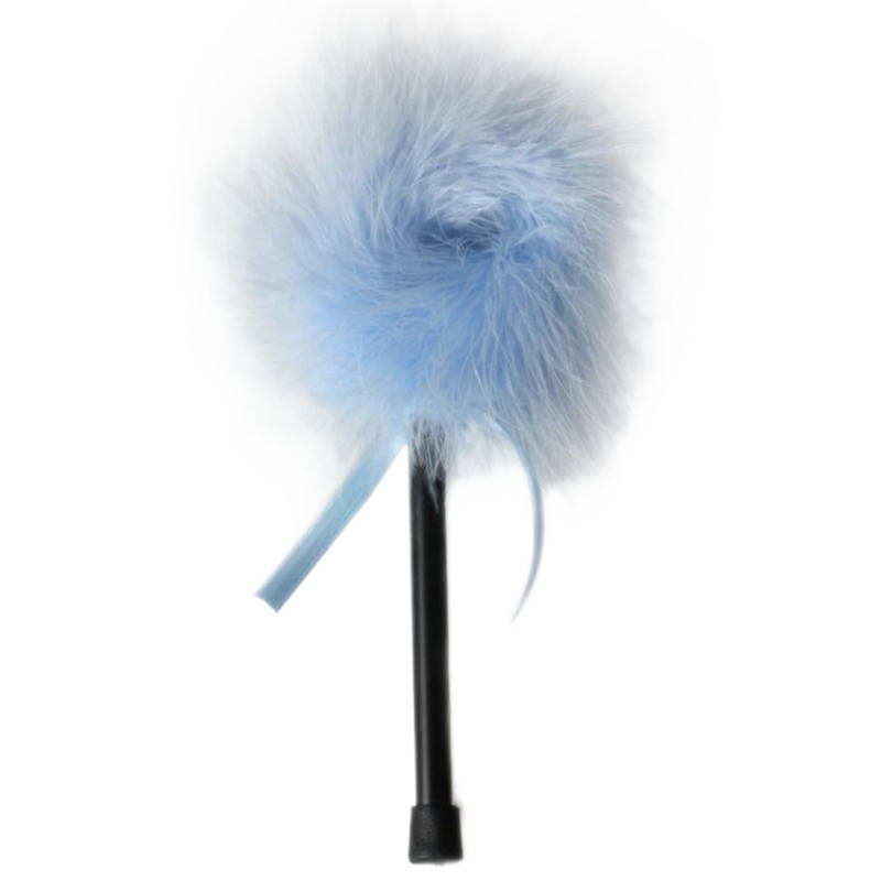 Accessory bdsm duster in blue marabou 
BDSM Accessories line
