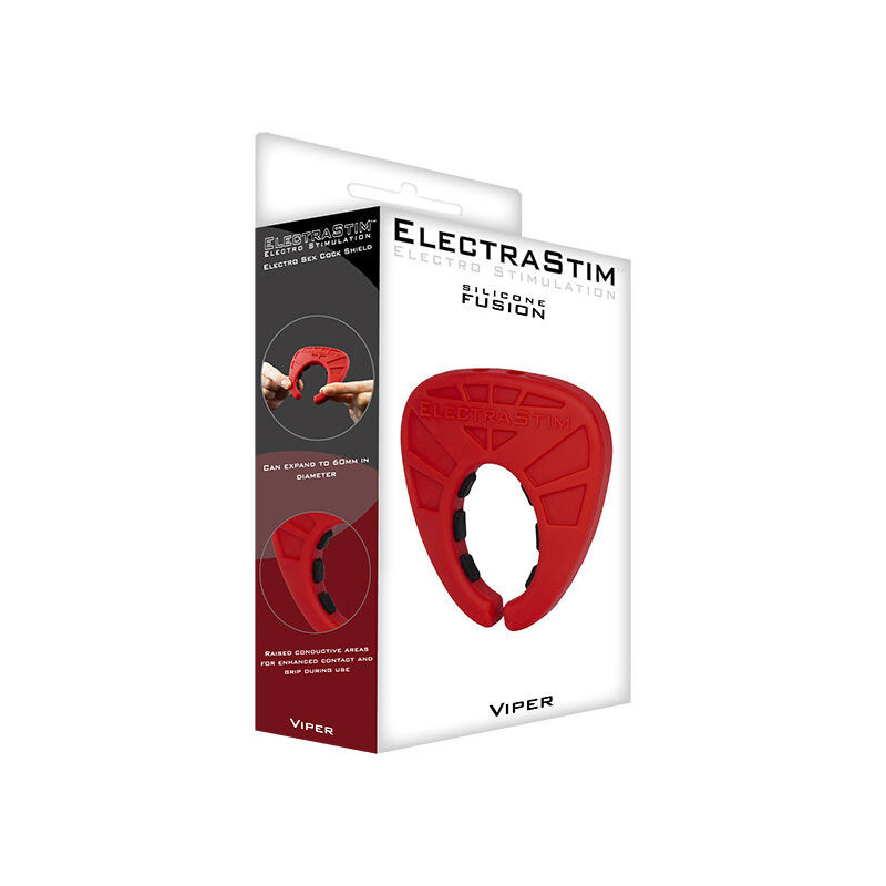 Electro brinquedos sexuais silicone viper cock shield 
Eletroestimulação