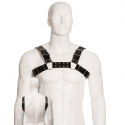 Accessoire bdsm harnais bdsm dorsal en cuir noirAccessoires BDSM