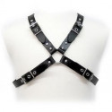 Accessory bdsm harness with buckle and black leather body for men
BDSM Accessories line