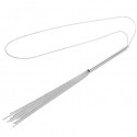 Accessory bdsm superb silver chain whip necklace
BDSM Accessories line