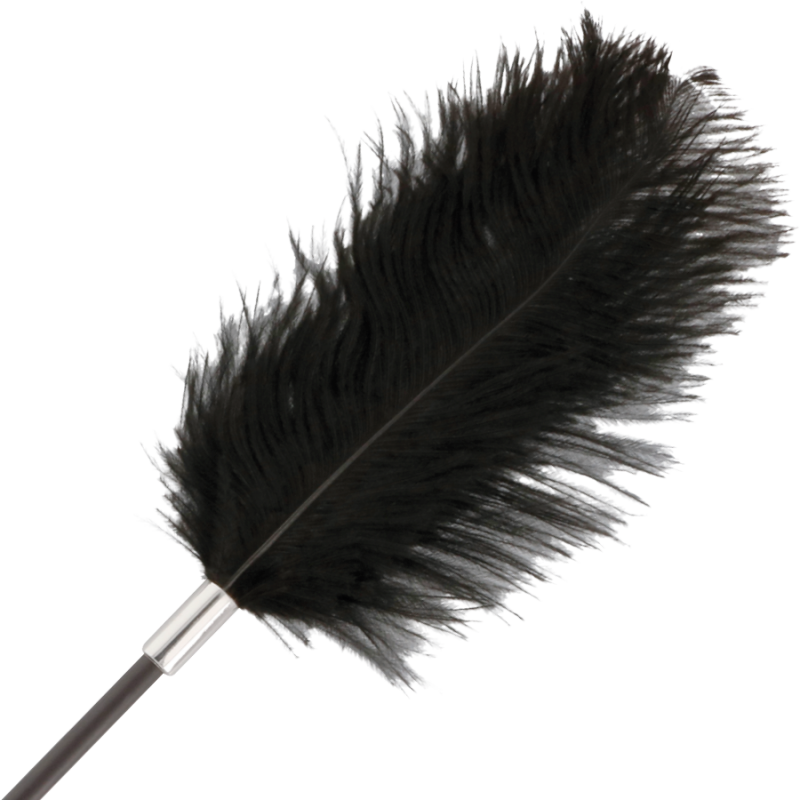 Feather duster bdsm black 56 cm 
Erotic feather dusters