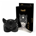 Mascara bdsm orejas de gato en cuero vegano
Mascaras de sumisión BDSM