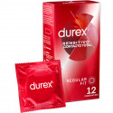 Durex Sensitive Contact condoms packaged in 12 units
Condoms