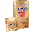 Preservativos Durex Reel Feel acondicionados en 12 unidadesCamisinha