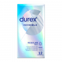 Preservativos Durex Invisible extra finos acondicionados em 12 unidadesCamisinha
