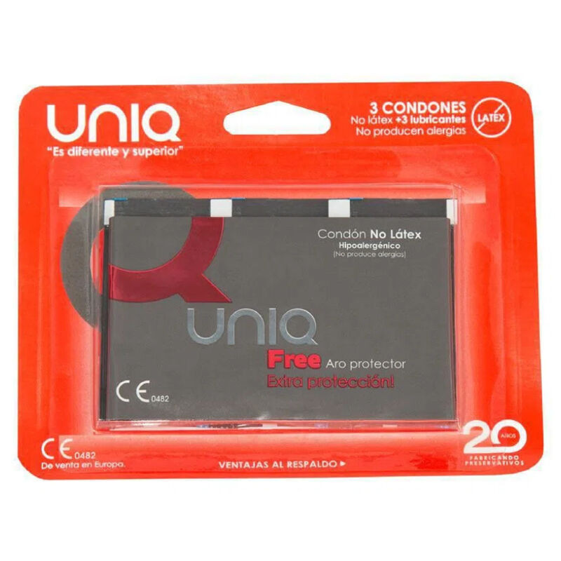 Condom 3 units without latex with protection ring
Condoms