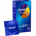 Preservativos Durex Natural acondicionados en 12 unidadesCamisinha