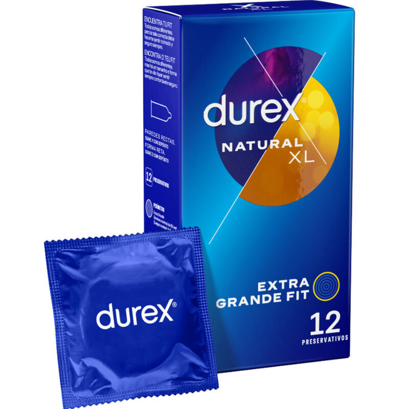 Preservativi Durex Natural confezionati in 12 unitàPreservativi