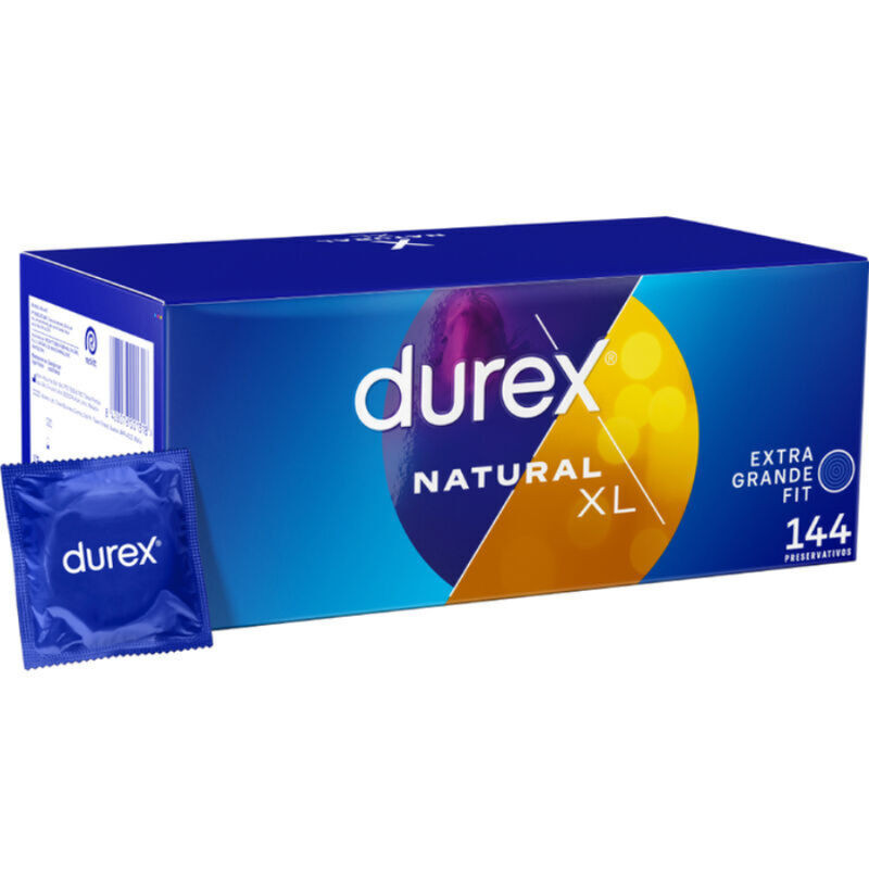 Preservativi Durex Extra Large XL confezionati in 144 unitàPreservativi
