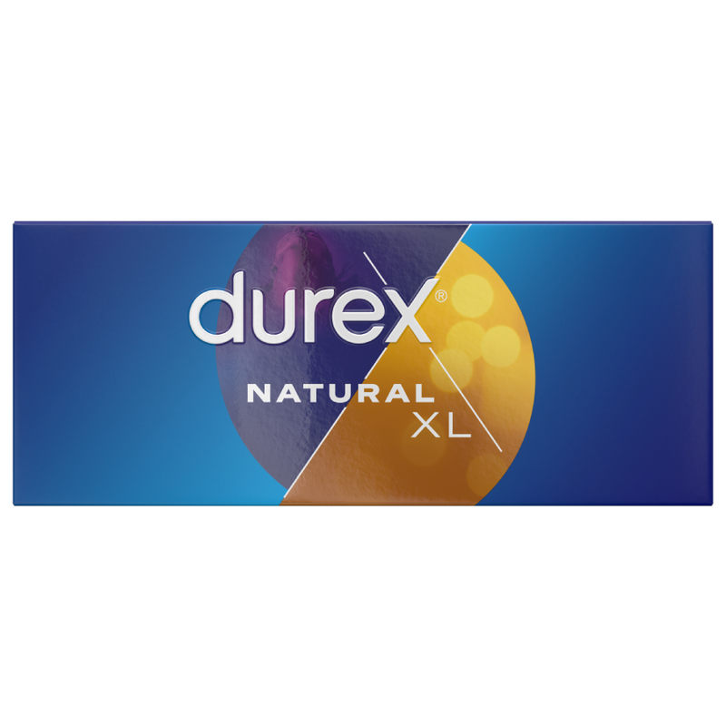 Preservativos Durex Extra Large XL empaquetados en 144 unidadesCondones