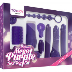 Kit érotique de jouets sexuels méga violet just for youCoffret Sextoy