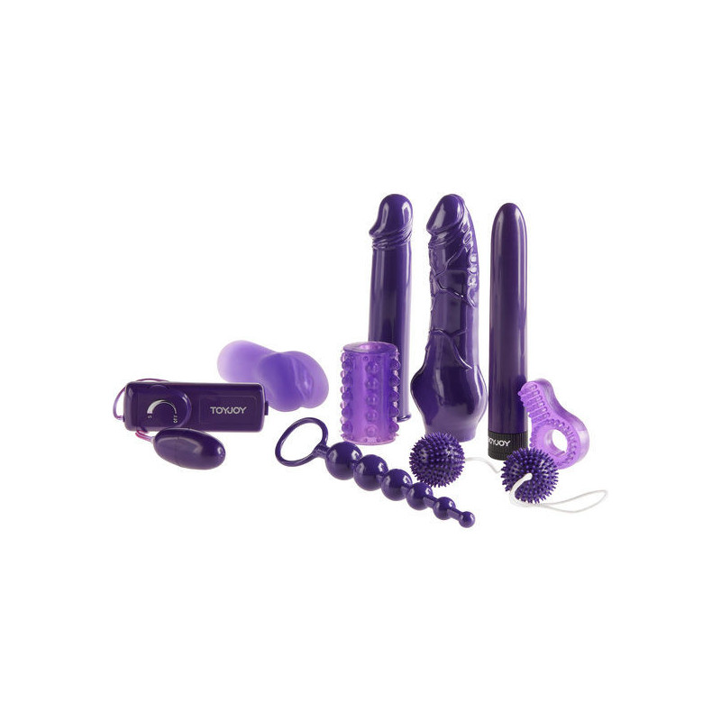 Kit érotique de jouets sexuels méga violet just for youCoffret Sextoy