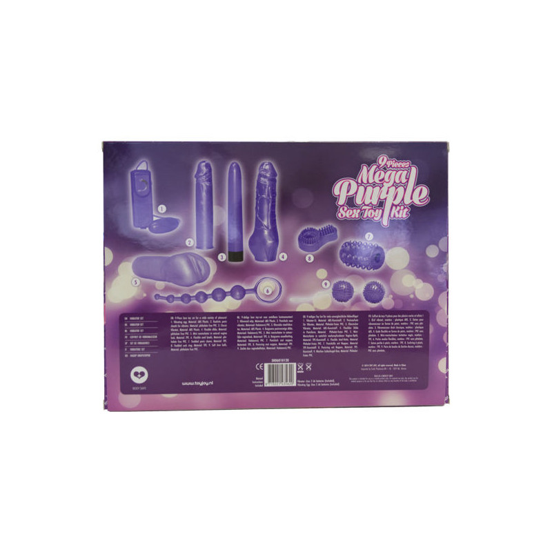 Erotic kit of mega purple sex toys just for you
Sex toy gift box
