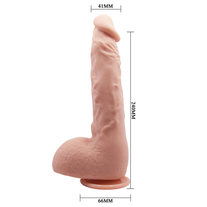 Gode réaliste 24 centimètres couleur chair vibrantGode Réaliste et Godemichet
