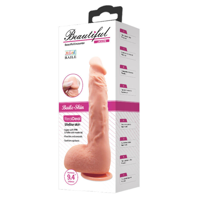 Realistischer dildo 24 zentimeter fleischfarben vibrierendRealistischer Dildo