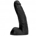 Slightly curved realistic dildo black color 22 cm
Realistic Dildo