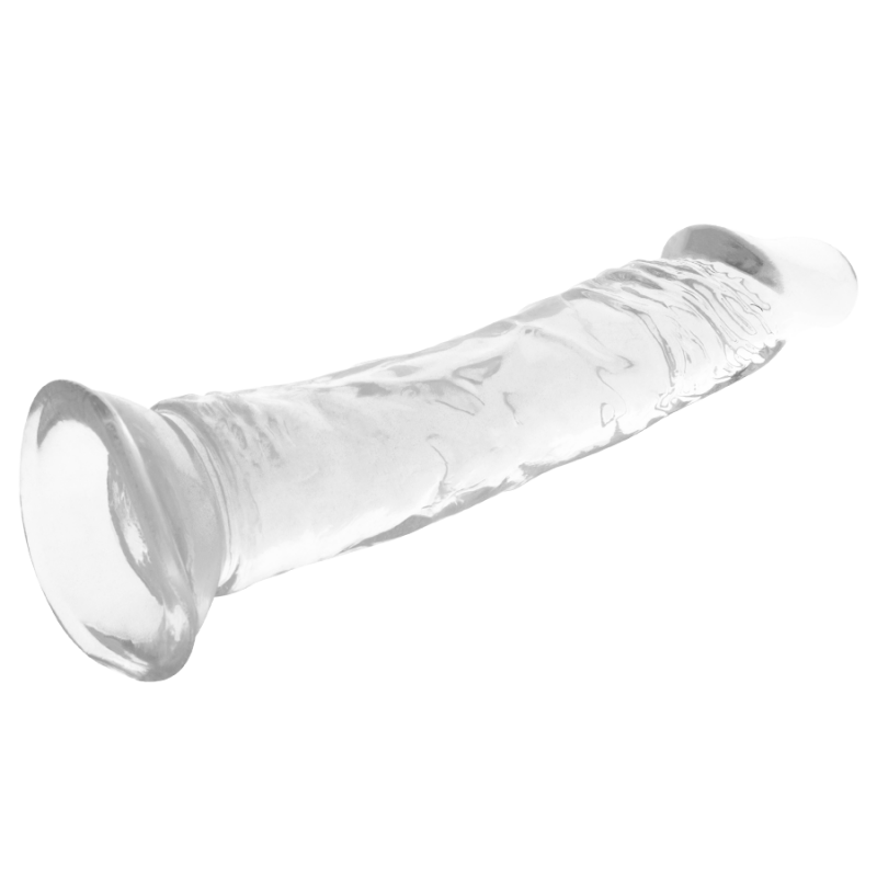 Dildo transparente 21 cm x 4 cmDildo realista