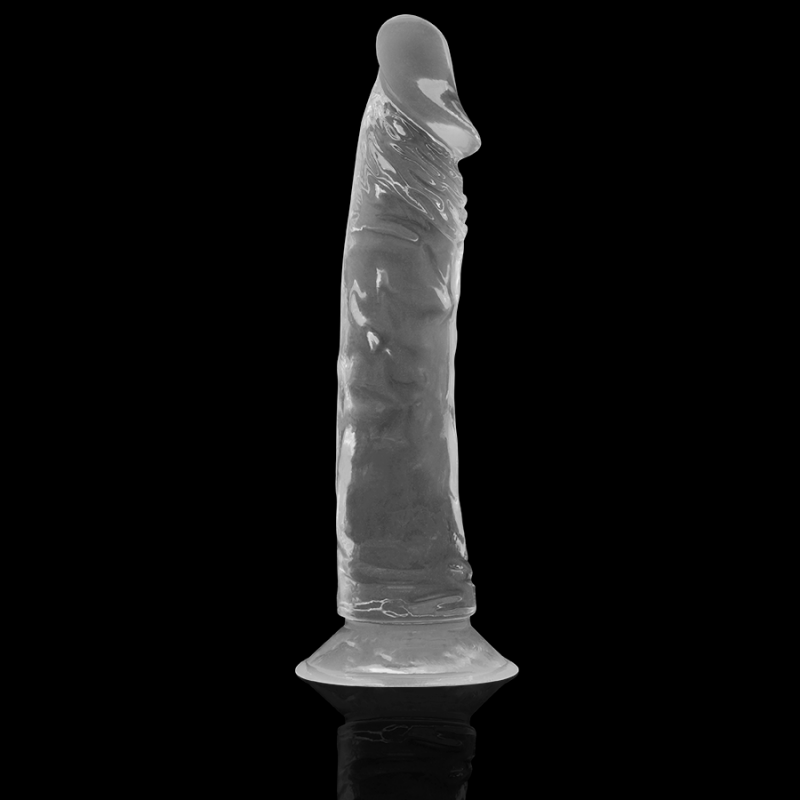 Consolador transparente 21 cm x 4 cmConsoladores realistas