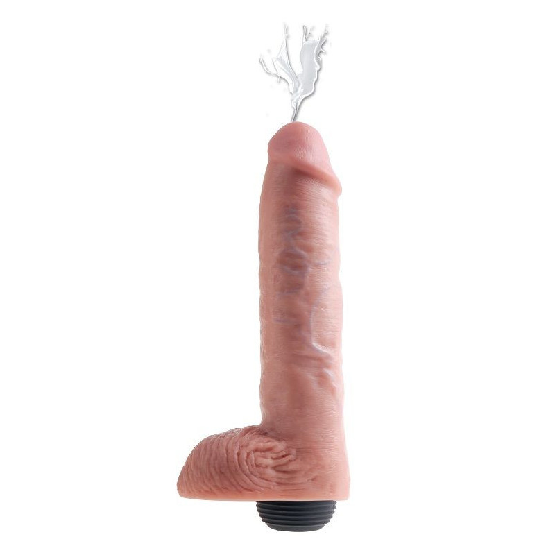 Realistic dildo king cock 11" oozing meat
Realistic Dildo