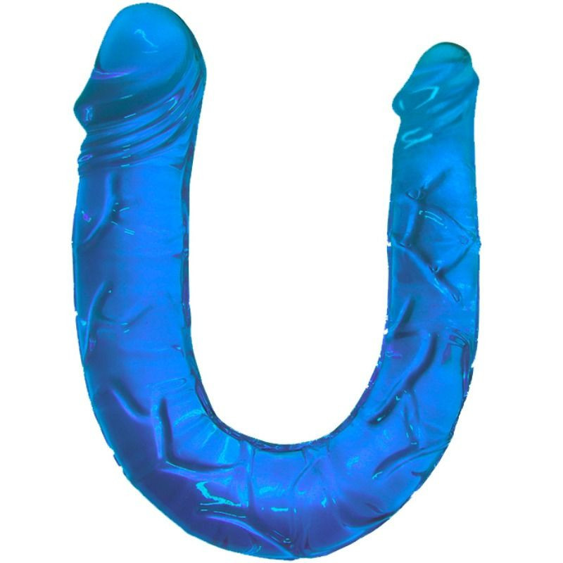 Dildo realista baile double blueDildo realista