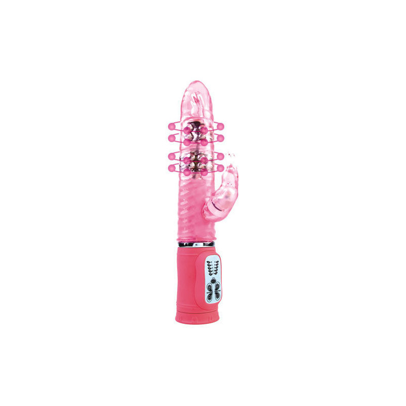 Vibratore rabbit Baile Cute Passion colore rosa di 27 cmVibratori Coniglio