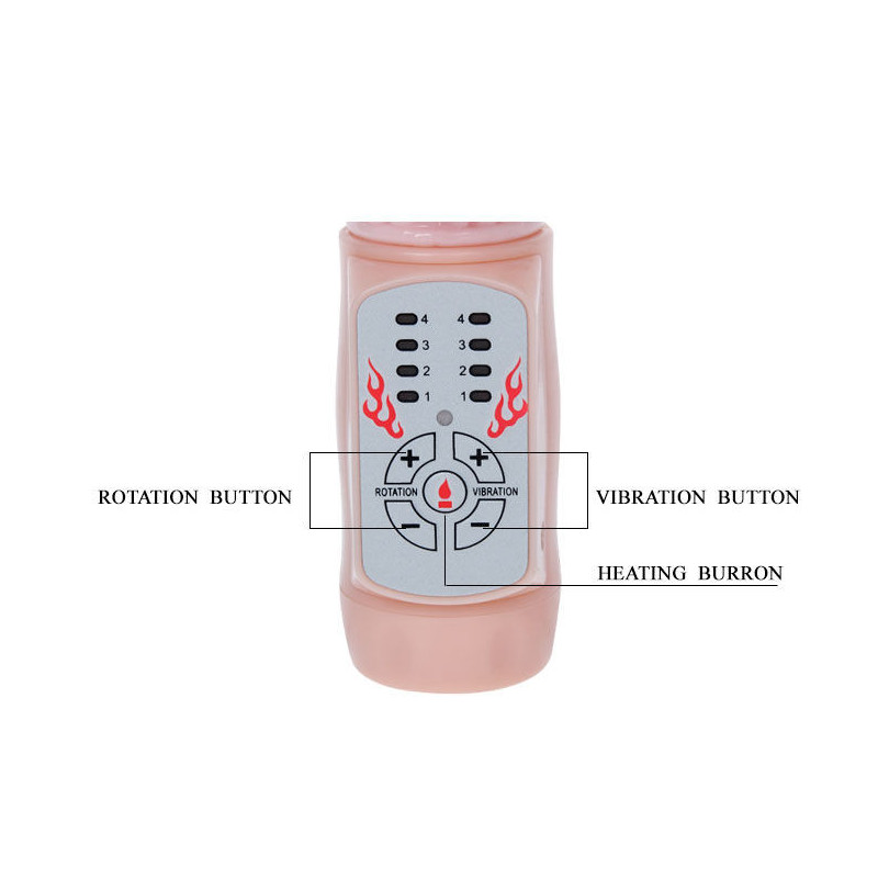 Rabbit vibrator Baile Fire Rotation pink colorRabbit Vibrators