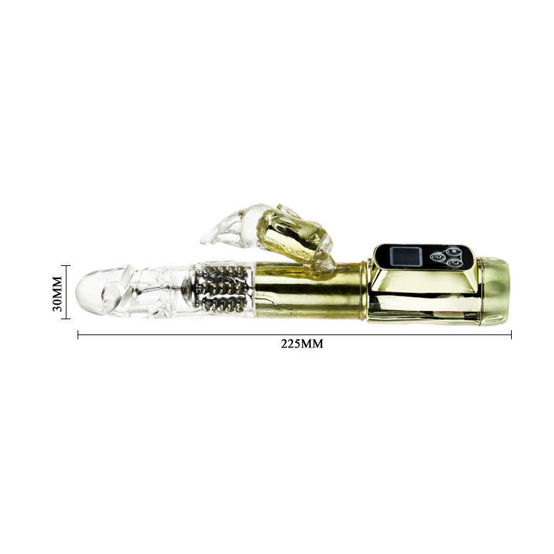 Lybaile Siberia Passion Gold rabbit vibrator in gold colorRabbit Vibrators
