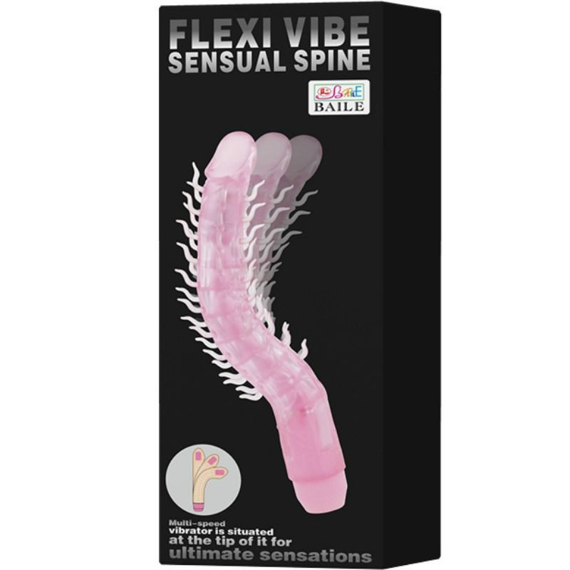 Gode Vibrant Baile Flexi Vibe Sensual Spine flexible et de 23.5 cmVibromasseurs Rabbit