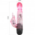Pinkfarbener rabbit vibrator mit 10 modi.
Rabbitvibratoren