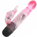 Pinkfarbener rabbit vibrator mit 10 modi.
Rabbitvibratoren