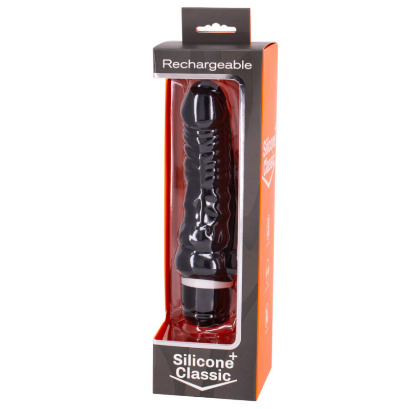 Sevencreations consolador realístico vibrador recargable 7v 18cm negro
Consoladores realistas