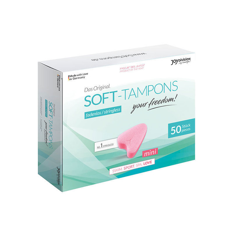 Intimate hygiene original soft tampons mini x 50 unità
Pulizia dei sextoys e igiene intima