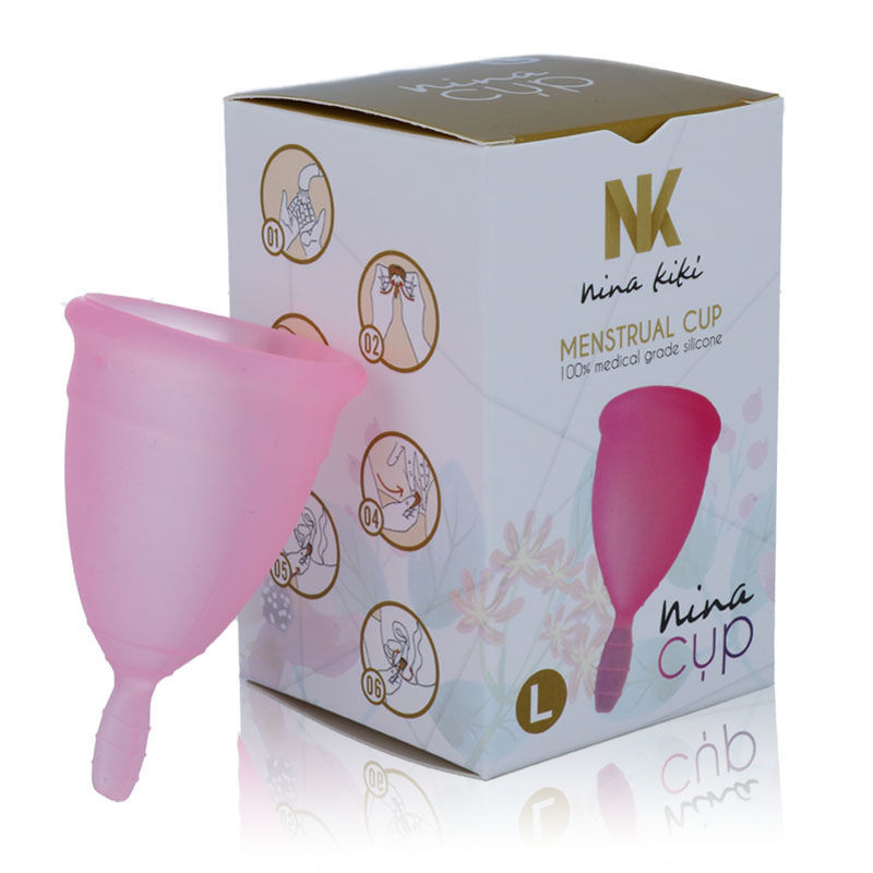 Higiene íntima copa menstrual nina cup talla rosa l
Limpieza sextoys e higiene Íntima