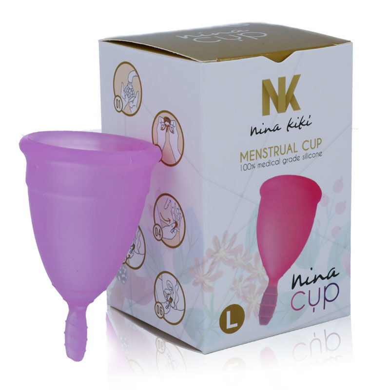 Higiene íntima copo para menstruação nina cup tamanho roxo l
Manutenção de brinquedos sexuais e higiene íntima